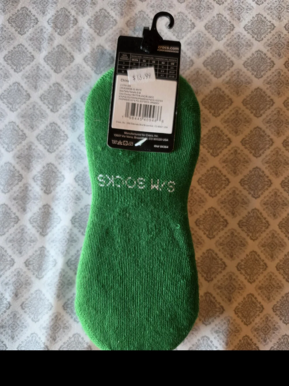 CROCS 3-Pack No-Show Socks